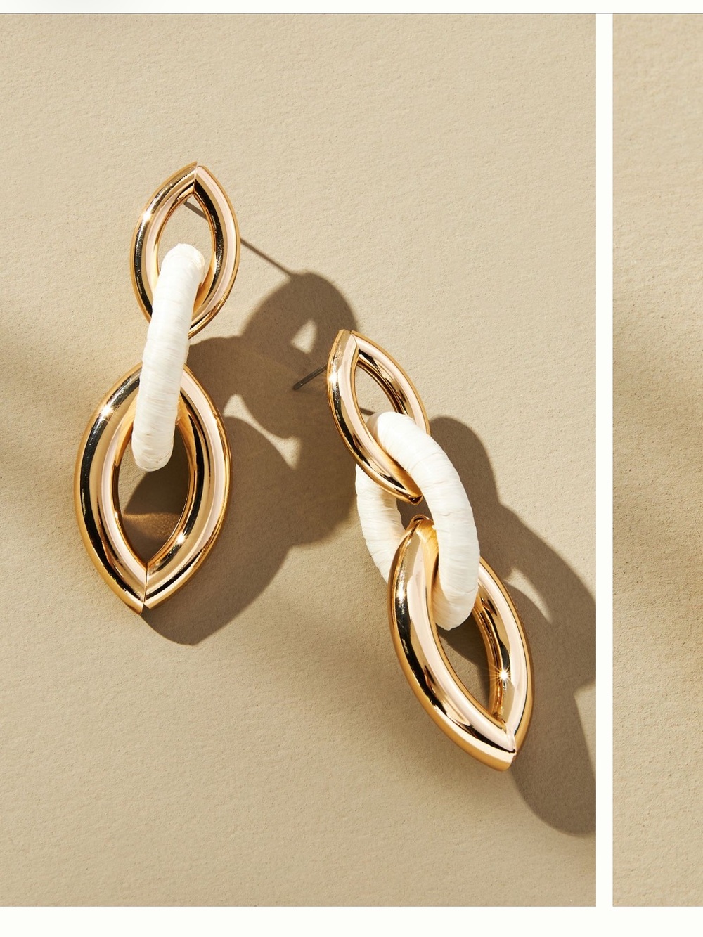 Anthropologie Triple Marquise Drop Earrings - NEW WITH TAGS!
